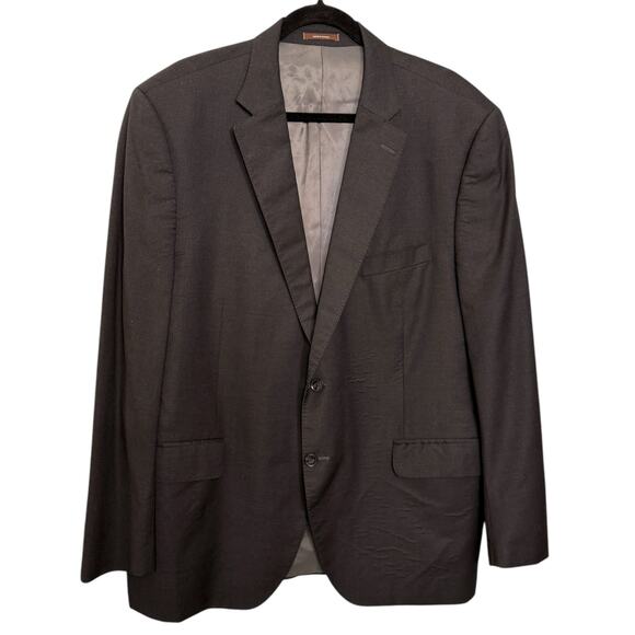Peter Millar Size 46R Wool Sports Coat Blazer Jacket Gray‎ Classic Professional - Picture 2 of 11